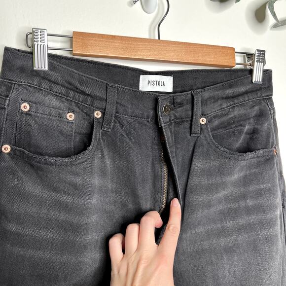 Pistola Washed Black Straight Leg Jeans - Picture 2 of 8
